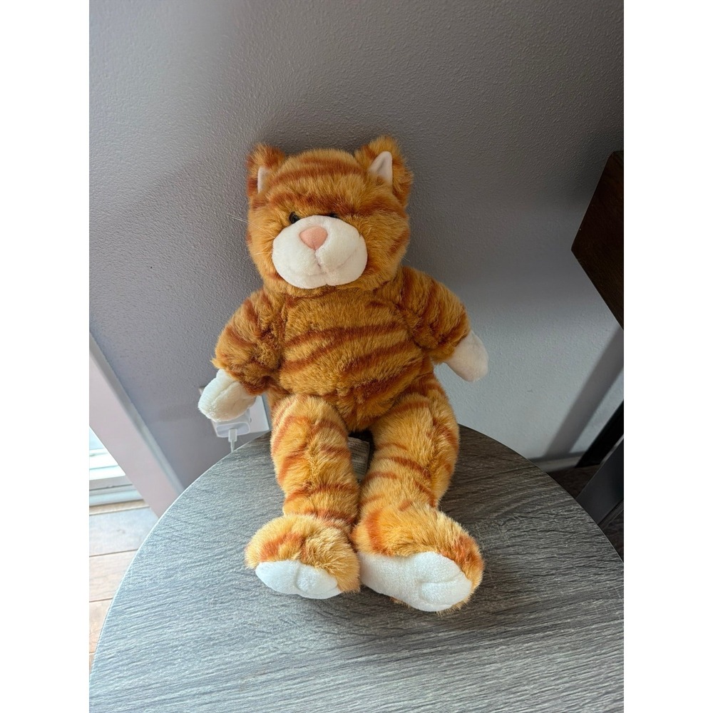Retired 1997 BAB Build A Bear Workshop Kitty Cat Plush Orange Tabby